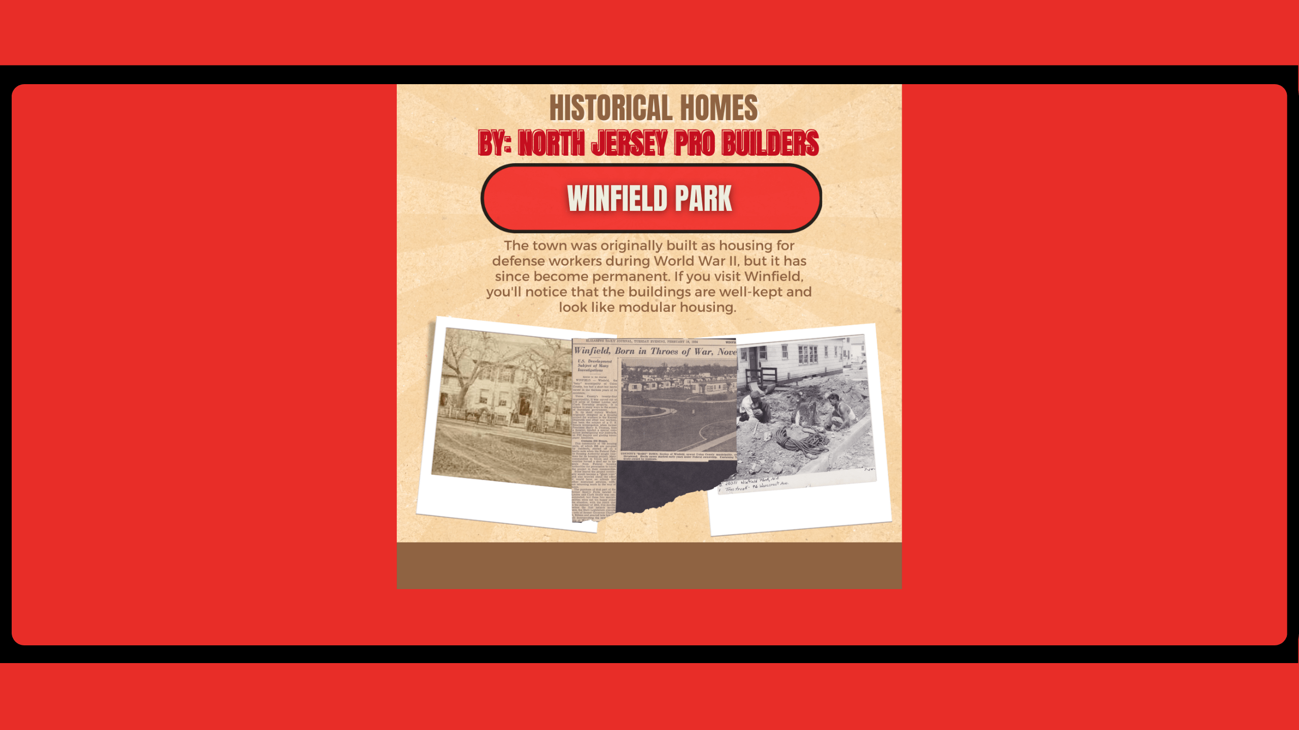 Historical Homes Winfield Park